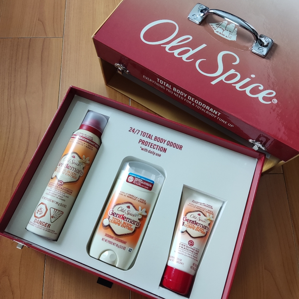 Old spice total body deodorant set
